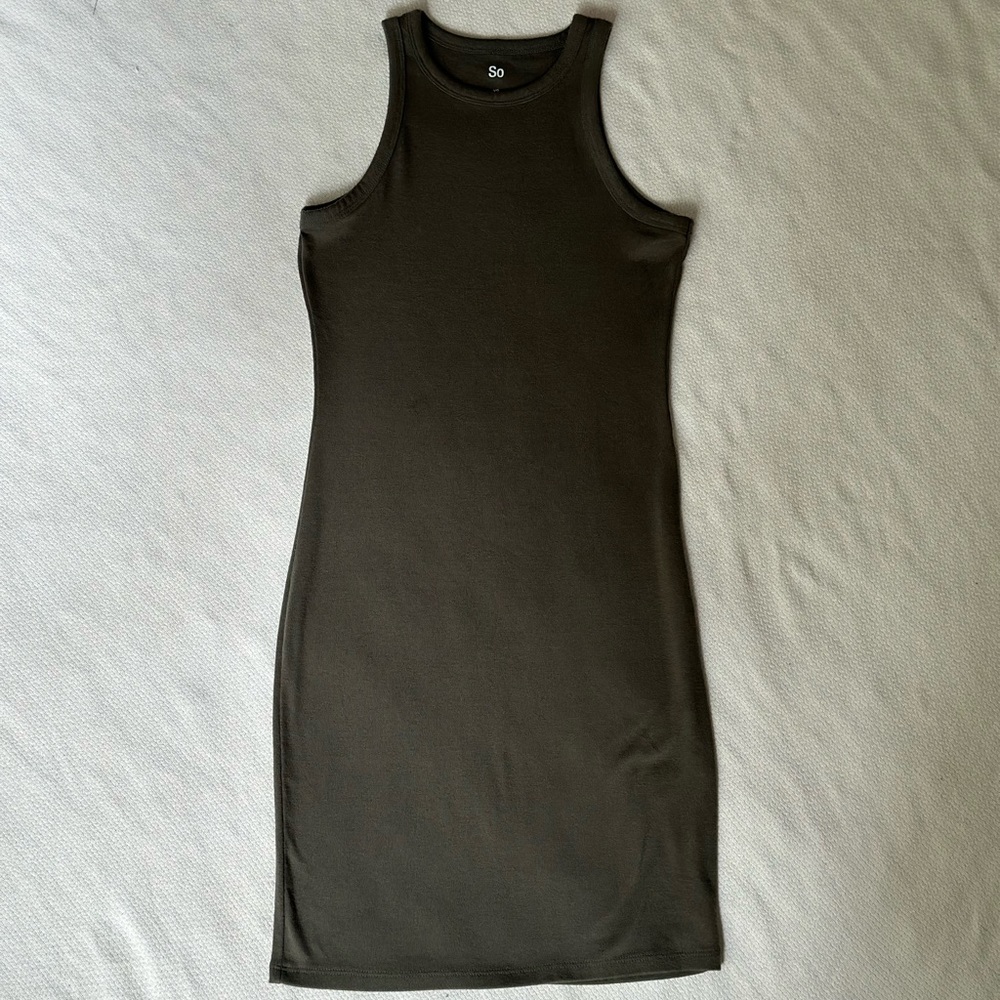 Green So bodycon dress